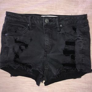 Tillys (RSQ) Black Jean Shorts